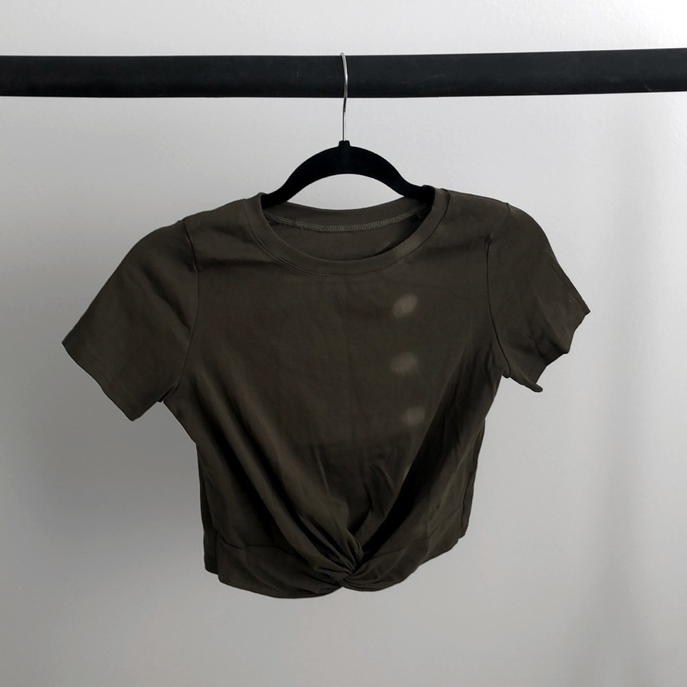 Cropped T shirt